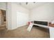 Neutral toned bedroom with a playful bunkbed and a closet with double doors at 1905 Via Napoli St, Plant City, FL 33566