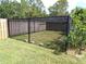 Backyard with a fenced-in area, perfect for a pet run or a secure garden space at 2787 Jay Pl, Sarasota, FL 34235