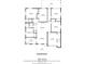 Detailed floor plan showcasing the layout of the home, including room dimensions and features at 2820 Greenbriar St, Sarasota, FL 34237