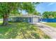 Charming single-story home with a well-maintained lawn and inviting front entrance at 304 34Th W St, Bradenton, FL 34205