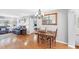 Open floor plan blends living and dining areas with stylish furnishings at 304 34Th W St, Bradenton, FL 34205