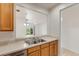 Kitchen bar overlooking an open floor plan featuring natural light at 3402 Parkridge Cir, Sarasota, FL 34243