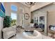 Bright office space with large windows, stylish furnishings, and ample natural light at 3574 Recurve Cir, Sarasota, FL 34240