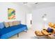 Cozy bedroom with comfortable seating and natural light at 4257 Hearthstone Dr, Sarasota, FL 34238