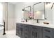 Beautiful bathroom boasting a dual sink vanity and soft natural lighting at 6140 Bobby Jones Ct, Palmetto, FL 34221