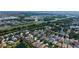 Beautiful aerial view of a cozy community with a home that features a private pool and lovely, green landscaping at 6213 Willet Ct, Lakewood Ranch, FL 34202