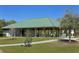 Community pavilion with picnic tables is a perfect spot for gatherings at 6213 Willet Ct, Lakewood Ranch, FL 34202