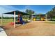 Colorful playground with slides and climbing structures at 6213 Willet Ct, Lakewood Ranch, FL 34202