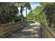 The community walking bridge creates scenic views while exploring the area at 6213 Willet Ct, Lakewood Ranch, FL 34202