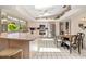 Bright kitchen featuring stainless steel appliances, skylights, and ample counter space for meal preparation at 7615 17Th W Ave, Bradenton, FL 34209