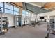 Community gym featuring modern weight training equipment and large windows for ample natural light at 909 Crosswind Ave, Sarasota, FL 34240