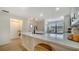 Bright and modern kitchen with a large island and stylish finishes throughout at 946 N Beneva Rd # V26, Sarasota, FL 34232
