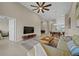 Open living area with seamless flow from the living room to the dining area and kitchen at 13810 Messina Loop # 202, Bradenton, FL 34211