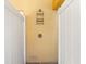 Outdoor shower with privacy partitions and convenient shelving at 145 50Th St, Holmes Beach, FL 34217