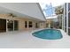 Screened-in pool with ample deck space that is perfect for entertaining at 2662 6Th E Ct, Ellenton, FL 34222