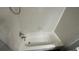Clean, white tiled bathtub with chrome fixtures and shower head, perfect for relaxation at 3320 19Th Street E Ct, Bradenton, FL 34208