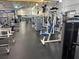 View of modern exercise equipment in the fitness center at 386 Club Manor Dr, Sun City Center, FL 33573