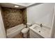 Bathroom featuring tub, shower, toilet, and vanity at 4110 Longhorn Dr, Sarasota, FL 34233