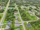 Community aerial view showcasing the neighborhood layout and lush greenery at 4610 Clarke St, North Port, FL 34286