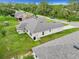 Aerial back view of the property showcasing the layout and surroundings at 4610 Clarke St, North Port, FL 34286
