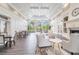Beautiful clubhouse with comfortable seating, a cozy fireplace, and scenic outdoor views at 5368 Eliseo St, Sarasota, FL 34238
