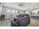 Open living area features large windows, neutral walls and modern finishes at 5644 Flagstone Trl, Palmetto, FL 34221