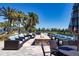 A community outdoor firepit area with comfortable seating at 6714 Alstead Cir, Bradenton, FL 34202