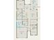 Detailed floor plan of the house highlighting bedroom locations and layout at 6714 Alstead Cir, Bradenton, FL 34202