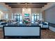 Comfortable lobby area featuring modern decor, elegant lighting, and a cozy seating arrangement at 6714 Alstead Cir, Bradenton, FL 34202
