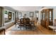Traditional dining room with hardwood floors, and an ornate wood china cabinet at 715 Fontana Ln, Bradenton, FL 34209