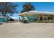 View of the visitor center, beach access, and a blue sky at 715 Fontana Ln, Bradenton, FL 34209