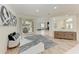 Spacious foyer features a decorative rug, contemporary artwork, and views of the living area at 7327 38Th Court East, Sarasota, FL 34243