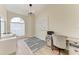 Home office featuring modern decor, plenty of light, and wood-look flooring at 7327 38Th Court East, Sarasota, FL 34243