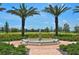 Beautifully landscaped fountain and garden area, perfect for relaxing and enjoying the scenery at 8218 Genoa Blvd, Lakewood Ranch, FL 34202