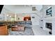 Spacious open-concept living room leading to the kitchen and a staircase to the second floor at 9102 12Th Nw Ave, Bradenton, FL 34209