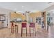 Stylish kitchen with a central island and modern appliances, perfect for cooking and entertaining at 105 Inlets Blvd # 105, Nokomis, FL 34275