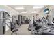 Well-equipped gym featuring modern equipment including treadmills, weights, and mirrored walls at 11625 Parrotfish St, Venice, FL 34292