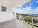 Relax on this expansive balcony with stunning views of the water and marina at 1233 N Gulfstream Ave # 401, Sarasota, FL 34236