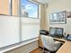 Bright office features a large window, modern desk, and wood floors at 1233 N Gulfstream Ave # 401, Sarasota, FL 34236
