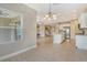 Open floor plan featuring kitchen, dining and living area, perfect for modern living at 12331 Halfmoon Lake Ter, Bradenton, FL 34211
