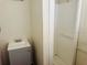 Cozy bathroom features a vanity and compact shower stall at 1412 12Th W Ave, Bradenton, FL 34205