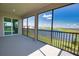 This beautiful lanai offers screened windows overlooking tranquil water views at 17715 Boracay Ct # 202, Venice, FL 34293