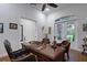 Sophisticated home office with hardwood floors and natural light at 22343 Panther Loop, Bradenton, FL 34202