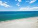 A serene view showcases the beautiful beach at 2729 North Beach Rd # 212, Englewood, FL 34223