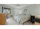 Relaxing bedroom with sliding doors to a private outdoor patio area at 3500 El Conquistador Pkwy # 132, Bradenton, FL 34210
