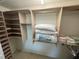 Spacious walk-in closet with shelving and ample storage space at 3752 Collins St # 508, Sarasota, FL 34232