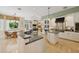 Spacious kitchen with granite countertops, stainless steel appliances, and a breakfast nook at 4224 Boca Pointe Dr, Sarasota, FL 34238