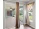 View from inside, showing a screened lanai at 4565 Eldron Ave, North Port, FL 34286