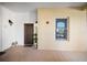Hallway view features unit numbers, door, and a view of outdoor at 525 N Orange Ave # 302, Sarasota, FL 34236