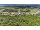 Wide aerial view of the property and surrounding neighborhood, showing the wooded area around the homes at 5359 90Th Avenue E Cir, Parrish, FL 34219
